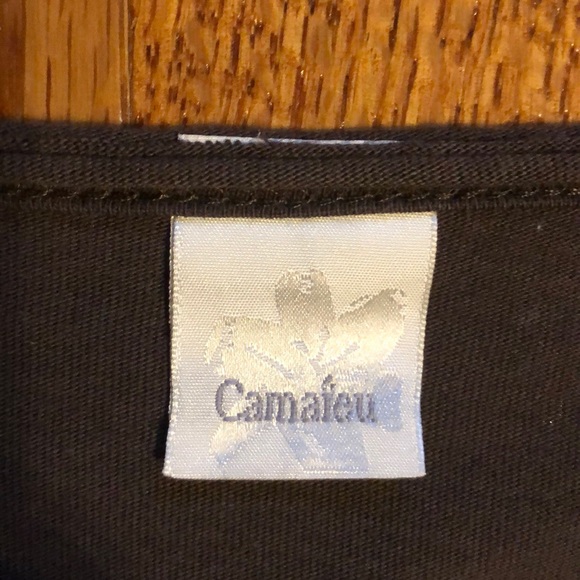 🦋 Middle Eastern Style Brown & Gold Top - Picture 3 of 3